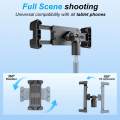 Universal Adjustable Tablet Tripod Floor Stand Holder Portable Live Mount Support for IPad Pro Air Phone 4.7-14inch Lazy Bracket. 