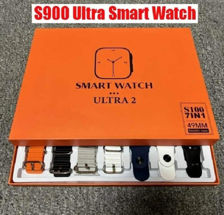 S9 Ultra Android Smartwatch 4G Network Amoled Health Monitoring with Google Play Store S9 Smart Watch