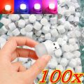 100-10PCS Portable Mini Night Lights Colorful USB Plug Lamp Power Bank Charging LED Book Light Round Reading Eye Protection Lamp. 