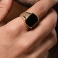 New Golden Italian Ring  style for boys and men. 