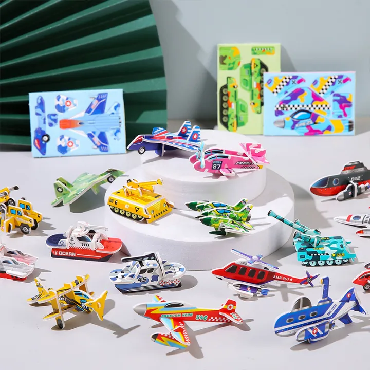 30Pcs%20a%20set%203D%20DIY%20Puzzles%20Toys%20Mini%20Aircraft%20Tanks%20Animal%20Dinosaur%20Model%20Paper%20Jigsaw%20Puzzles%20for%20Kids%20Early%20Educational%20Toy%20-%20Image%204