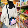 Women Casual Shoulder Bag 2D Bags Crossbody Bag Casual Comic Handbag Novelty Summer Contrast Colors Fashion 3D Drawing Tote Bag. 