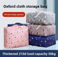 Large Capacity Quilt Storage Bag – Non-Woven Bedding Organizer with Handles for Blankets, Clothes & Baby Quilts (39x48x18 cm). 