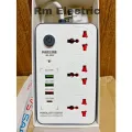 Maxline ML-804, 3 Socket & 4 USB With Lightning Port Fast Charging PD20W QC3.0 Multiplug Power Strip USB-C Output: 20W max (PD3.0). 
