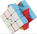 QY speed cube Super smooth sticker less 3×3 Rubiks cube puzzle.. 