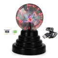 3 Inch Magic Plasma Ball Lamp Touch Sensitive Atmosphere Night Light Novelty Lamp Kids Birthday Christmas Gift. 