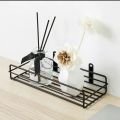Bathroom Kitchen Punch Corner Frame Shower Shelf Wrought Iron Shampoo Storage Rack. 