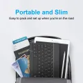 Ultra-Slim Bluetooth-Compatible Keyboard Rechargeable Wireless Keyboard for Android IOS Windows iPad Xiaomi Huawei Tablet Phone. 