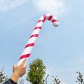 2Pcs Christmas Inflatable Walking Sticks Christmas Outdoor Candy Coloured Inflatable Walking Sticks Christmas Decoration. 