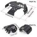 Metal Chassis Armor Protector Skid Plate for 1/10 RC Crawler Traxxas Trx4 Bronco Defender 82046-4 92076-4 K5 Upgrade Parts.