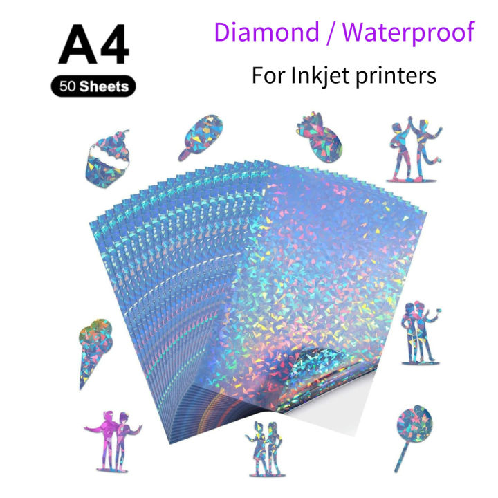 50%20Sheets%20100%25%20Transparent%20Vinyl%20Sticker%20Paper%20for%20Inkjet%20Printer%20White%20Glossy%20A4%20Waterproof%20Printable%20Stickers%20Adhesive%20Paper%20-%20Image%208