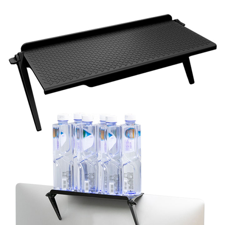 TV Screen Top Storage Shelf Adjustable Monitor Storage Rack Computer ...