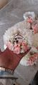 gajra kangan bangle artificial flowers pink and white imported floral 1 hand 1 peice. 