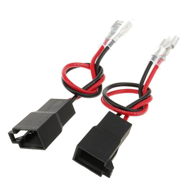 2 Pcs Car Audio Speaker Wiring Harness Adapter Connector PC2-805 for Audi for vw Etc ABS Plastic Car Audio Accessory