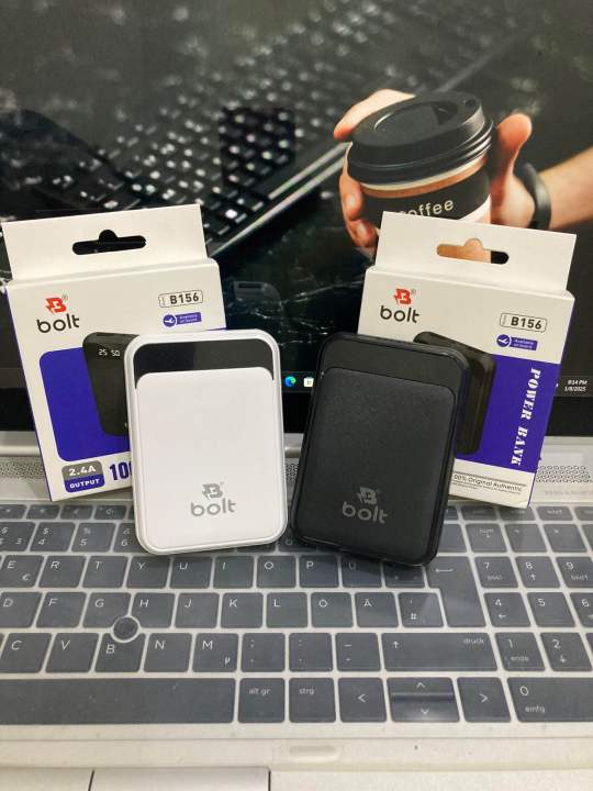 B-156 4,000mAh Mini Power Bank | Pocket Size Power Bank Portable Charger With Two USB-A Ports And One Type-C Port, Allowing You To Charge Multiple Devices Simultaneously. Its Sleek, Lightweight Design Makes It Perfect For On-The-Go Charging