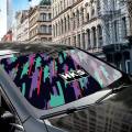 HKS SPORTS CAR JDM Car Sunshade Curtains Solar Protection Windshield Sunshade Sun Shade Auto Sun Visor Car Covers.