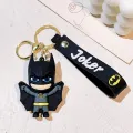 Cartoon Cute Batman Joker Harleen Quinzel Keychain for Women Men Fans Backpack Bag Car Keys Accessories Keys Holder. 