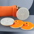 1pcs 80mm 3 Inch Polishing Pad Wet Dry Buff Disc Abrasive For Sanding Marble Granite Concrete Grinding Countertop Stone. 