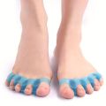 Soft Touch Toe Spacers, Reusable Spacers For Feet Separator Flexible Finger Spacer Separating Straighteners Valgus Corrector. 
