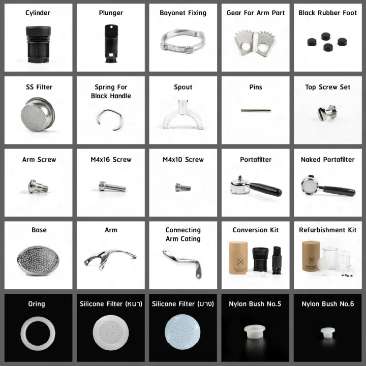Hillkoff: ROK Espresso GC machine spare parts original accessories parts genuine accessory parts