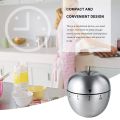 1pc Creative Kitchen Mechanical Timer Stainless Steel Egg-Type Timer 60 Minutes Student Timing Baking Cooking Reminder. 