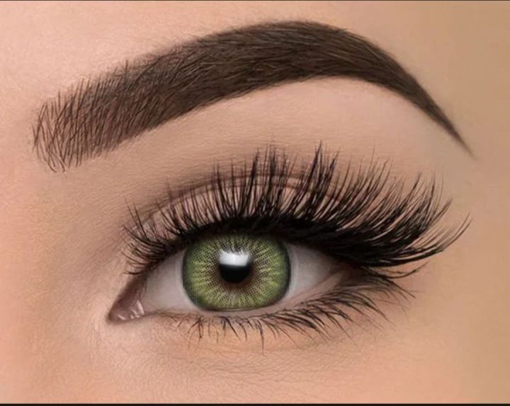 Shade Name: Euro Green Soft Color Contact Lenses / Eye Lenses / Color Lenses / Cosmetics Lenses / Fashion Lenses With Kit