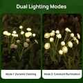 Solar Mushroom Garden Lights Dual Mode LED Solar Mushroom Lights Waterproof Decor Yard Pathway Jellyfish for Garden Light. 