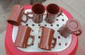 6 Pcs Plastic Tea Cup: Enjoy Your Favorite Hot Beverages In These Durable Plastic Tea Cups,.