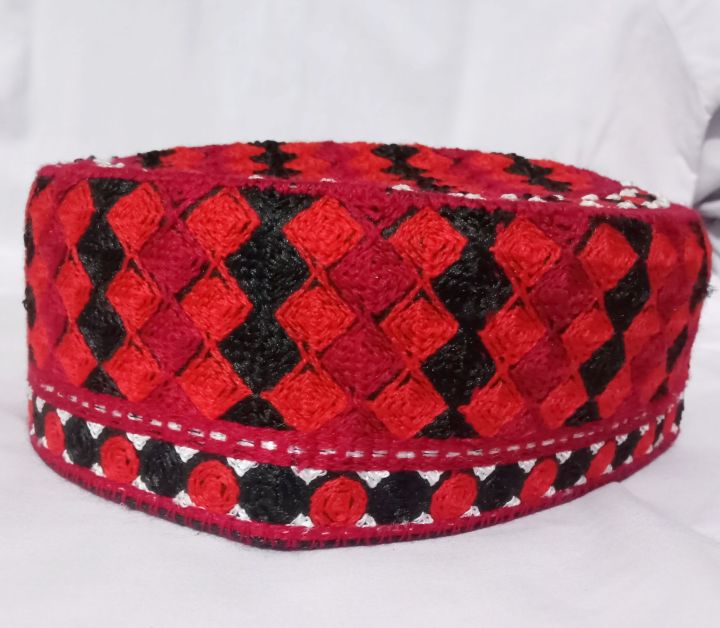 Red%20multi%20colour%20Best%20Price%20High%20Quality%20Islamic%20%20Barkati%20Cap%20Topi%20Adjustable%20Size%20Muslim%20Prayer%20-%20Image%203
