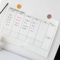 Weekly Planner Monthly Undated Agenda Notebook Schedules Study Planner Korean Stationery Office School Supplies. 