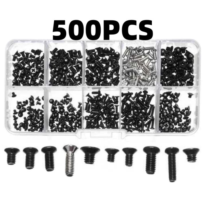 500Pcs Computer Screw Assortment Kit M2/M2.5/M3 Screws for Laptop Notebook Compatible with IBM   Hardware Parts