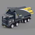 Simulation Transporter Container Truck Freight Vehicle Children Kids Pull Back Car Model Educational Toys for Boy Game . 