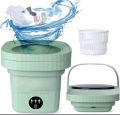 Electric Portable Folding Mini Washing Machine For Underwear Socks Baby Clothes Towels. 