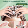 Nailpop 15ml Brush On Nail Glue Easy Application Long-Lasting Super Strong Nail Bond for Acrylic Nails Nail Tips Press On Nails. 