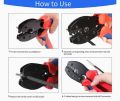 LY-2546B MC4 Solar Crimping Tools Crimper for 2.5-6.0mm2 Solar Panel PV Connectors Cable. 