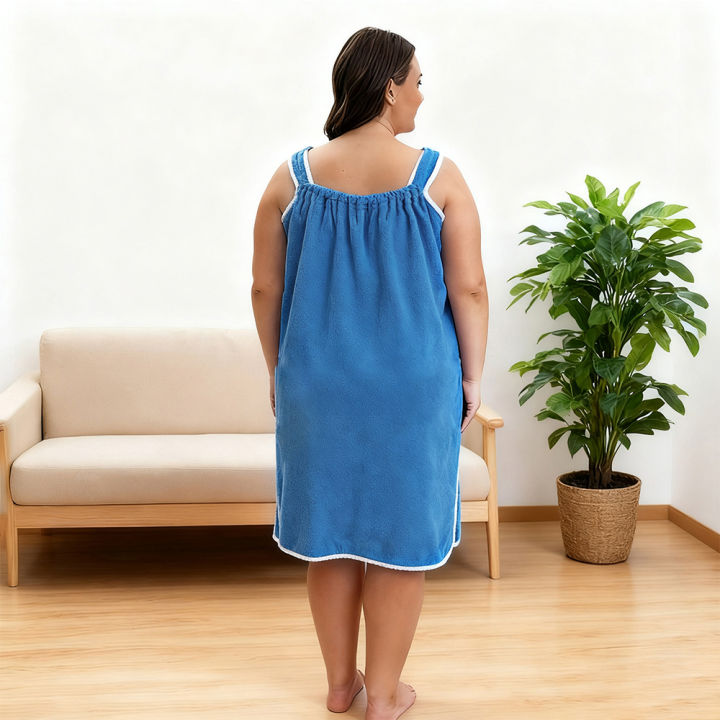 1pc,%20coral%20velvet%20women's%20bath%20skirt,%20wearable%20bath%20towel%20wrap%20women's%20absorbent%20Beach%20Spa%20gym%20bathrobe,%20slip%20skirt%20bath%20-%20Image%206