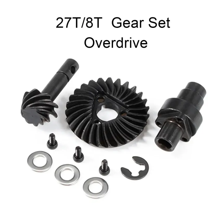 Helical%20Bevel%20Gear%20Set%20Overdrive%20Underdrive%2024/8T%2027/8T%2030/8T%2033/8T%20for%20Axial%20SCX10%20Pro%20SCX10%20II%20AR44%20SCX10%20III%20AR45%20Capra%20F9%20-%20Image%204
