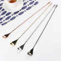 Mixing Cocktail Spoon 30/40cm Bar Teadrop Spoon Stir Spoon Spiral Pattern Stainless Steel Bartender Tools Bar Tool. 