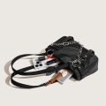 JIOMAY Nylon Luxury Designer Handbags for Women 2024 Spring and Summer Purses Travel Chain Totes Underarm Black Handsome Bags. 