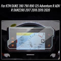 For KTM DUKE 390 790 890 125 Adventure R ADV R DUKE390 2017 2018 2019 2020+ Cluster Scratch Speedometer Screen Protection Film.