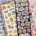 Korean Cartoon Cute Kawaii Graffiti Hand Drawn Rabbit Sticker Hand Account Photo Planner Diary Scrapbook DIY Decorative Stickers.