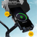 1pc Small Helmet Rider Motorcycle Mobile Phone Holder Electric Bicycle Waterproof Sunshade Navigation Mobile Phone Holder.
