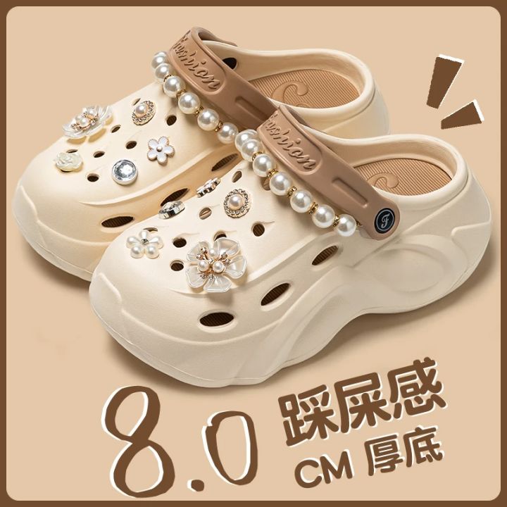 Fashion%20Diy%20Pearls%20Chain%20Clogs%20Sandals%20Women%20Flowers%20Crystal%20Chunky%20Platform%20Sandals%20Woman%20Outdoor%20Beach%20Thick%20Sole%20Garden%20Shoes%20-%20Image%204