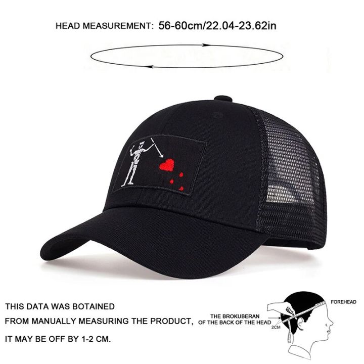 Unisex%20Skeleton%20Head%20Branch%20Heart%20Embroidery%20Baseball%20Net%20Caps%20Spring%20Summer%20Outdoor%20Adjustable%20Casual%20Hats%20Sunscreen%20Hat%20-%20Image%202