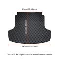 Car Trunk Mats For Hyundai Sonata 2024 Auto Interior Accessories Waterproof Custom Covers Parts Products Cargo Liner Rugs Pads.