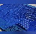 Blue Pure Tangail Half Silk Jamdani Saree For Women. 