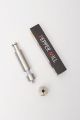 ModularTech Stainless Steel Pepper Mill Salt Mill Pepper Crusher Salt Crusher Button Press Technology Easy Processing. 