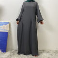 Middle East Dubai Fashion Muslim Breastfeeding Muslim Long-Sleeved Slim-Fit Dress Islamic Popular Women's Wear.