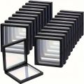 20Pcs Clearview 3D Floating Display Cases Dustproof Acrylic Jewelry Storage Box with Elastic Film Transparent Hanging Organizer. 