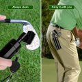 Golf Club Head Cleaning Brush, For U-shaped And V-shaped Grooves With Retractable Buckle. 